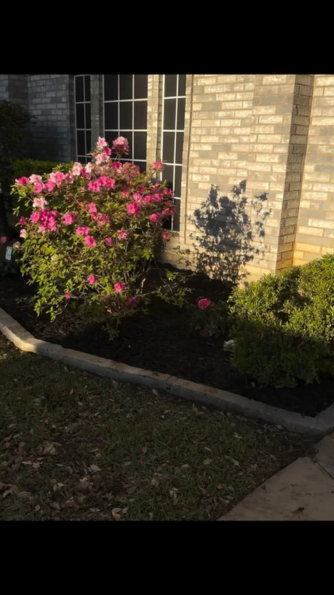 Flower bed maintenance